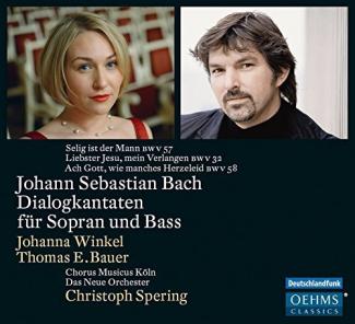 CD 33 Bach Dialogkantaten Johanna Winkel Thomas Bauer